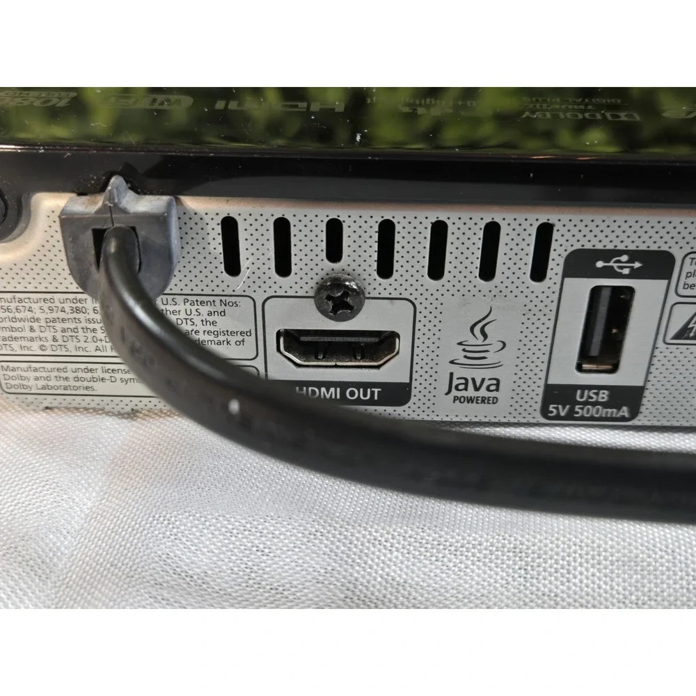 Samsung BD-F5100 Blu-Ray DVD Player 1080P HD - Tested Works No Remote